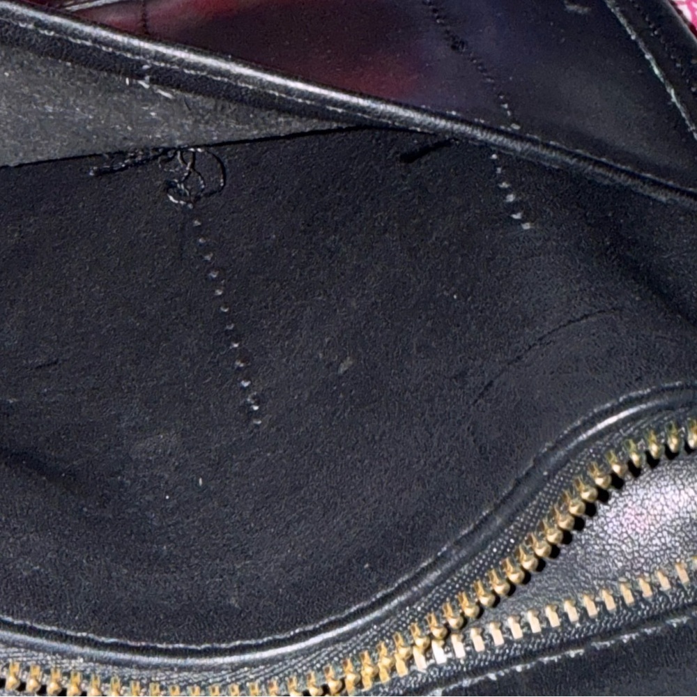 Vtg Coach Legacy Zip #9966 Black Leather Crossbody Shoulder Bag Gold Hardware - Picture 12 of 14